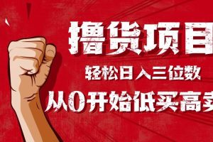 (16315期)手把手教你撸货,从0开始低买高卖,小白轻松实现日入三位数!!!