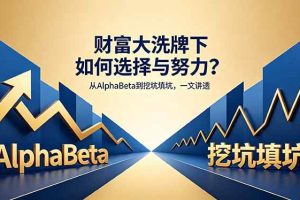 (18371期)付费文章:财富大洗牌下如何选择与努力?从AlphaBeta到挖坑填坑,一文讲透