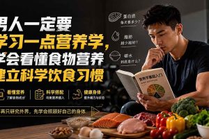 (20055期)付费文章:男人一定要学习一点营养学,学会看懂食物营养建立科学饮食习惯